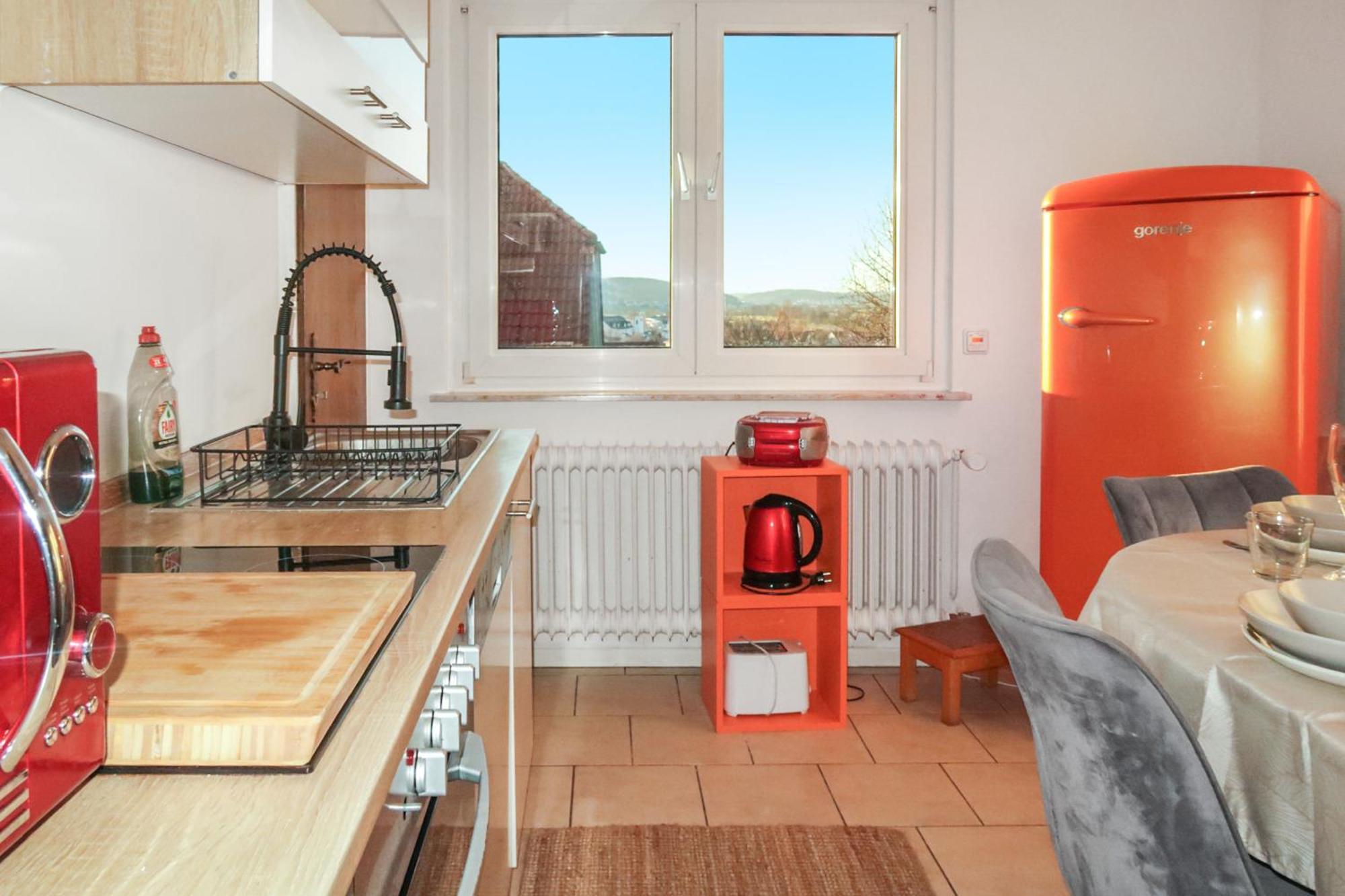 Homestay - Panoramablick Ueber Buedingen ภายนอก รูปภาพ